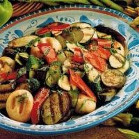 British Marinated Barbecued Vegetables Appetizer
