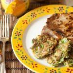 American Crispy Cakes with Courgettes Appetizer