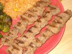 American Broiled Marinated Beef Kabobs BBQ Grill