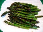 Australian Roasted Asparagus With Garlic Dressing Appetizer