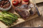 American Barbecued Tbone Steaks With Tomato Jam Recipe Dessert