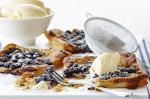 American Blueberry Almond Tart Recipe Dessert