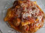 American Crock Pot Cheese Tortellini and Meatballs With Vodka Sauce Dinner