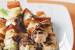 American Barbecue Chicken Skewers Recipe Appetizer