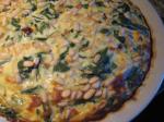 French Spinach Quiche Crustless Sophisticated  Grown Up Appetizer