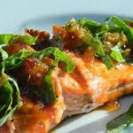 American Fast Salmon with a Ginger Glaze Recipe Dinner