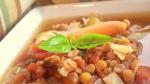 American Winter Lentil Vegetable Soup Recipe Appetizer