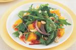 American Pumpkin Red Onion and Asian Greens Salad With Sweet Chilli Dressing Recipe Dessert