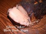 American Slow Cooker Herb Pork Roast Dinner
