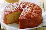 American Orange Cake With Toffee Syrup Recipe Dessert