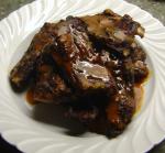 American Spareribs With a Chili and Cream Sauce Dessert