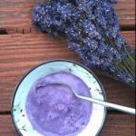 American Blueberry Lavender Ice Dessert