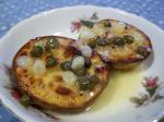 American Red Potatoes Roasted With Lemon Caper Sauce Appetizer