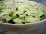 American Quickie Marinated Cucumbers Appetizer