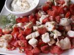 Canadian Fresh Tomato and Crab Salad Appetizer