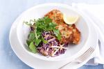 British Sage and Parmesan Pork With Red Cabbage Coleslaw Recipe Appetizer