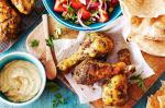 American Sumac Chicken Drumsticks With Spiced Tomato Salad Recipe Dinner