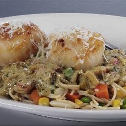 Canadian Rigatoni and Shrimp with Garlic Cream Sauce Dinner