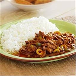 Cuban Ropa Vieja cuban Shredded Beef Drink