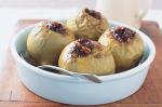 American Maple Fig And Pecan Baked Apples Recipe Dessert