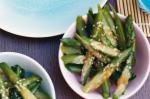 American Asparagus With Sesame Dressing Recipe Appetizer