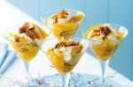 American Mango With Yoghurt And Almond Praline Recipe Dinner