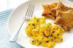 American Scrambled Eggs With Chives Recipe Breakfast