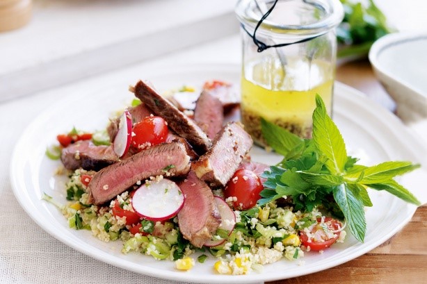 American Summer Beef And Burghul Salad Recipe Appetizer
