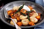 American Gnocchi With Roasted Pumpkin And Goats Curd Recipe Appetizer
