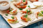 American Prawn Cocktail Canapes Recipe Appetizer