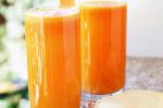 American Chamomile Carrot And Orange Drink With Hummus Crispbread Recipe Appetizer