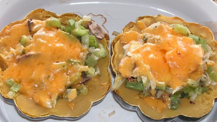 American Cheesy Acorn Squash Recipe Appetizer