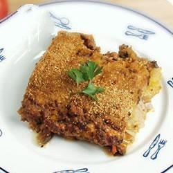 American Layered Eggplant Hamburger Casserole Recipe Dinner