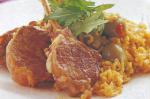 Canadian Braised Lamb Cutlets With Saffron Rice Recipe Appetizer