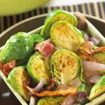 American Braised Brussels Sprouts with Bacon Appetizer