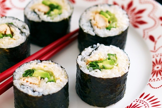 American Sweet Chilli Chicken Sushi Recipe Dessert