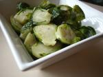 American Brussels Sprouts with Garlic Dill Sauce Dinner
