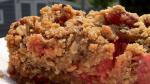 American Ginger Rhubarb Crisp Recipe Dessert