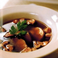 Mushrooms and Chicken Soup recipe