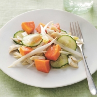 American Papaya Endive and Crabmeat Salad Appetizer
