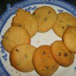 American Cookies with Chocolate Chips Free of Egg Dessert
