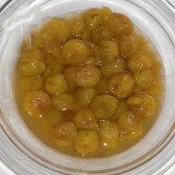 American Yellow Plums in Syrup Dessert