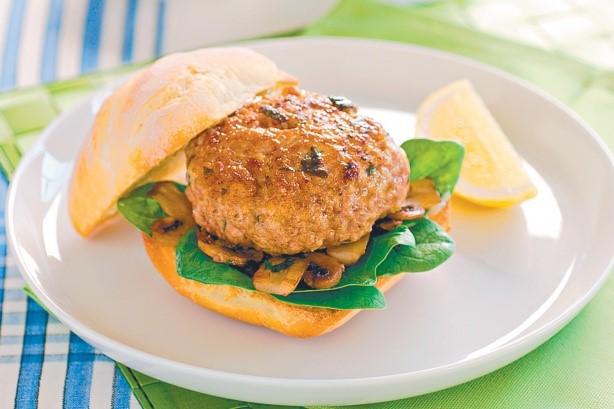 American Pork Sage And Parmesan Burger Recipe Appetizer