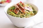 American Tuna With Green Tea Noodle Salad Recipe Appetizer