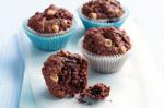 American Triplechoc Muffins Recipe Dessert