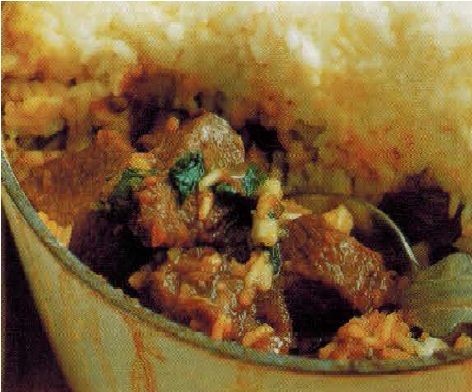 Iranian/Persian Persian Layered Lamb Polo Dinner