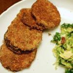 American Breaded Eggplants in the Oven Appetizer