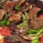 American Salad of Livers and Gizzards of Poultry Appetizer