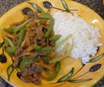 American Szechuan Shredded Beef Dinner