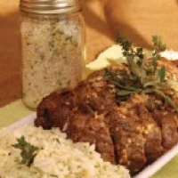 Greek Beef Tenderloin with Fresh Herbs Dinner